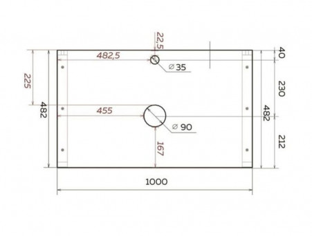Столешница «MarkaOne» Grunge Loft 100, Бетон Светлый без Раковины (4604613348496)