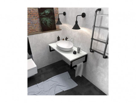 Столешница «MarkaOne» Grunge Loft 100, Бетон Светлый без Раковины (4604613348496)